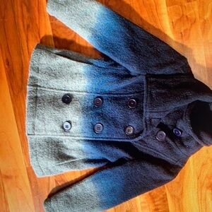 Splendid ombré wool blend pea coat
